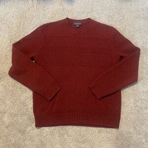 Brooks Brothers Wool Multi-stitch Crewneck Sweater
